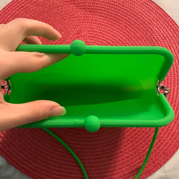 Green Silicon Rubber Crossbody / Clutch - Picture 7 of 16